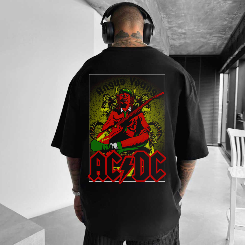 Tricou inspirat de AC/DC Angus Young