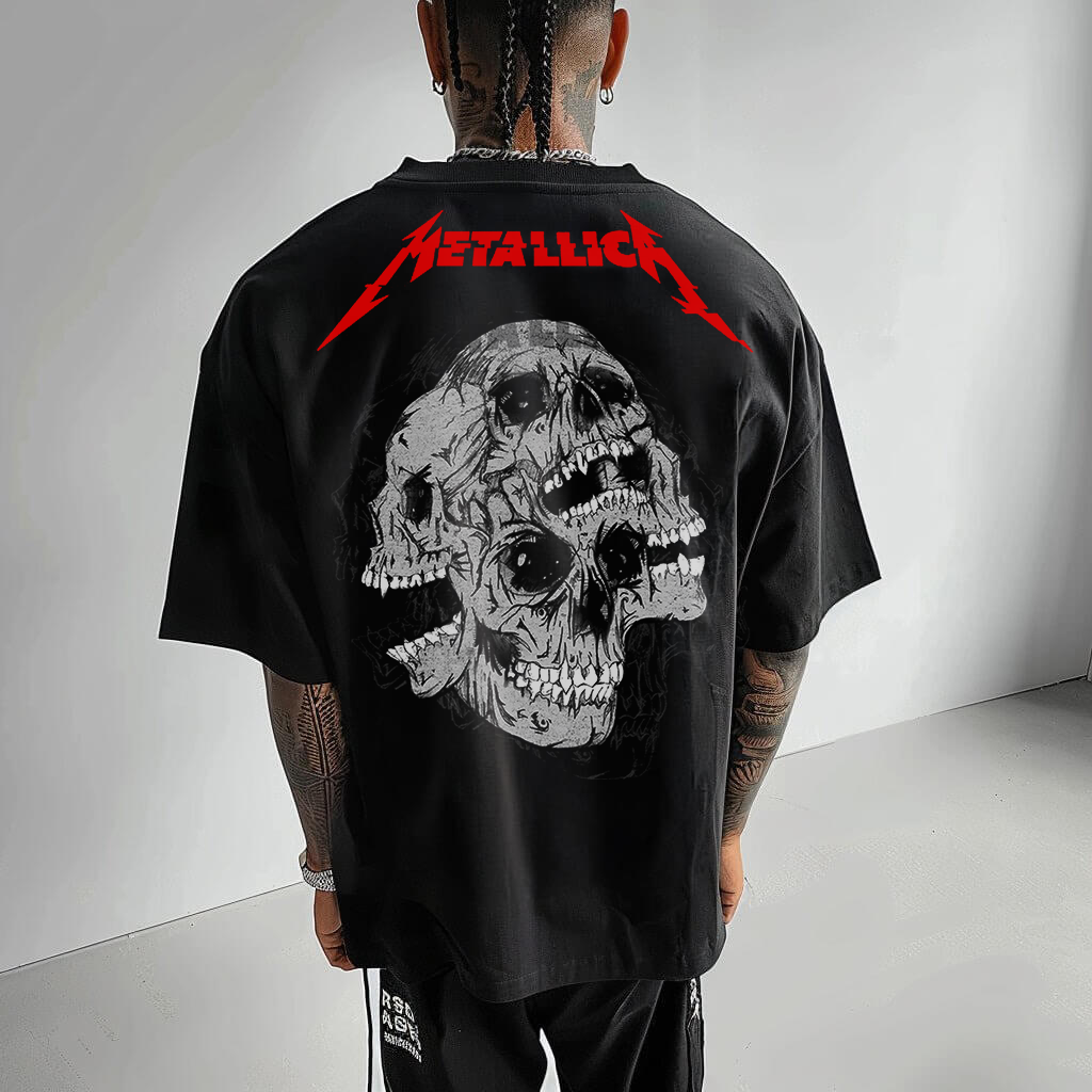 Tricou Metallica Skull