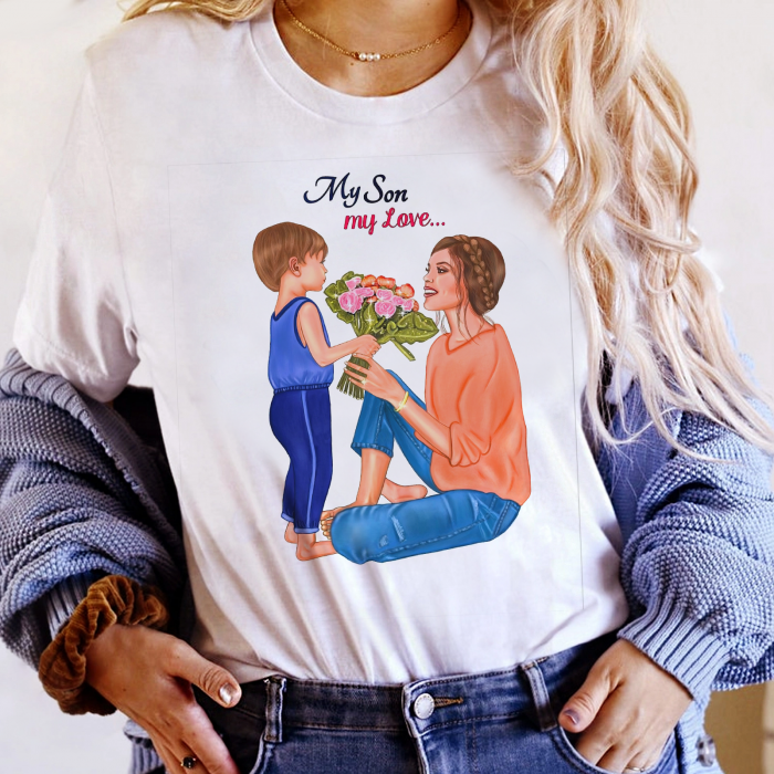 Tricou grafic Fiul meu Dragostea mea
