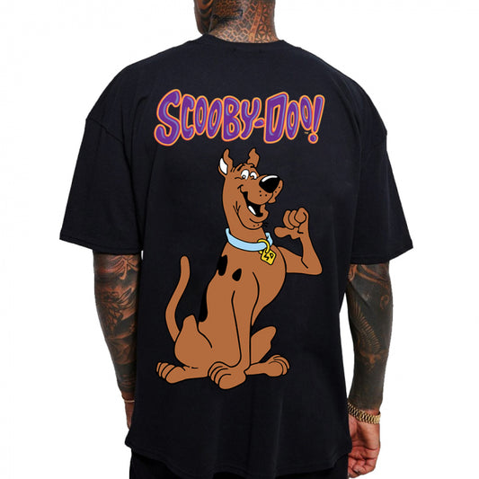 Tricou Negru Oversize Scooby-Doo