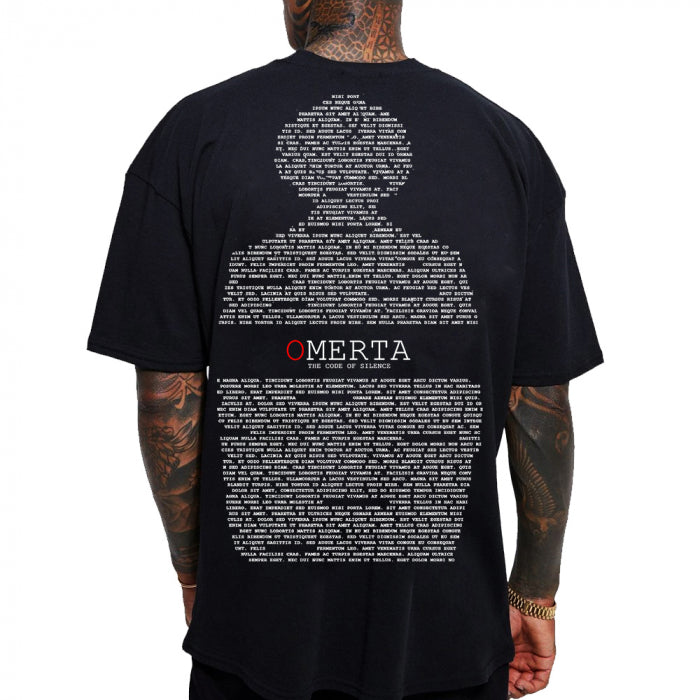 Tricou negru O MERTA: O declarație în tăcere