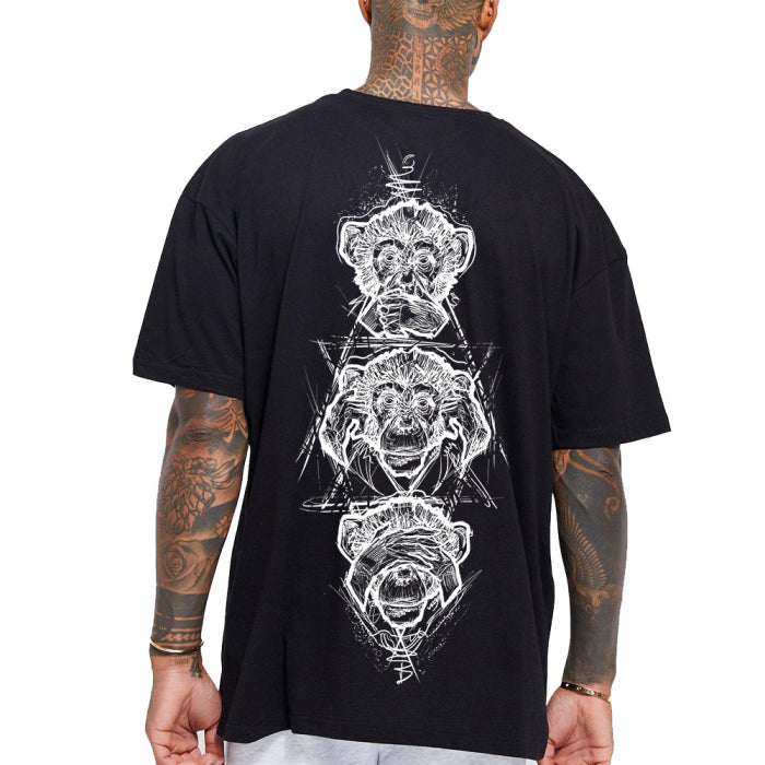 Tricou negru Bold Monkey Design