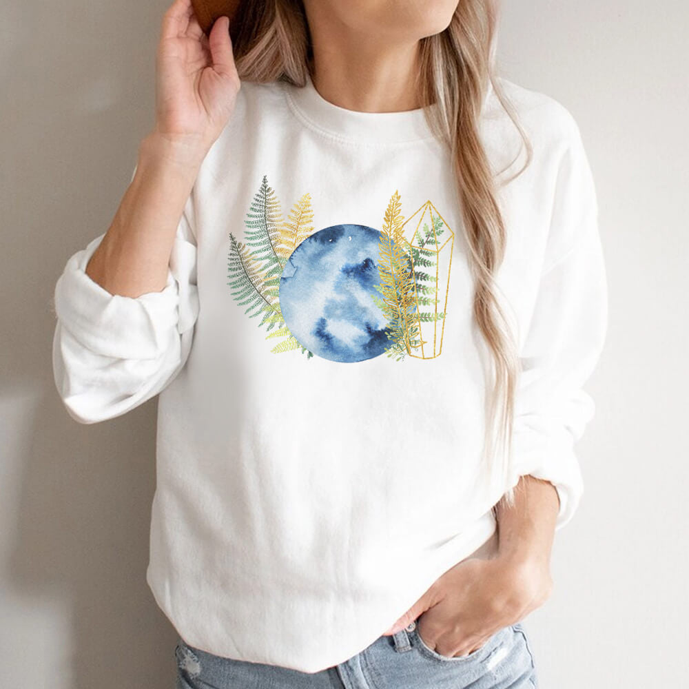 Tricou acuarelă Moon