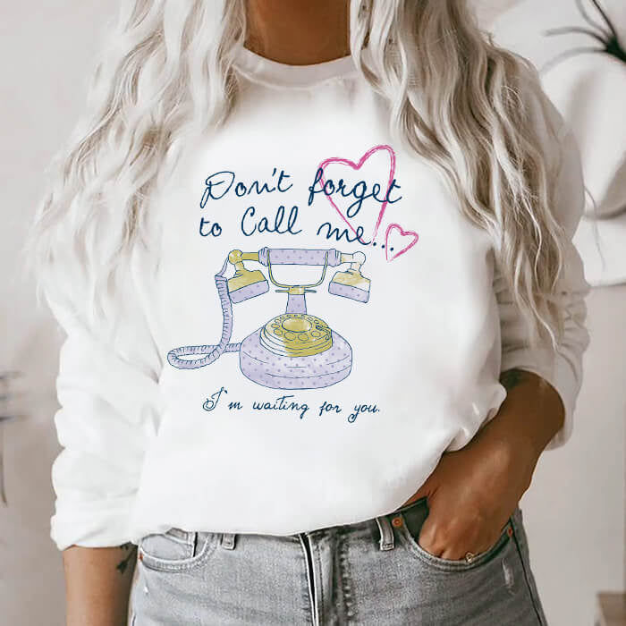 Retro Telephone Graphic T-Shirt