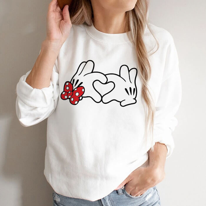 Hanorac alb adorabil cu grafic Rabbit