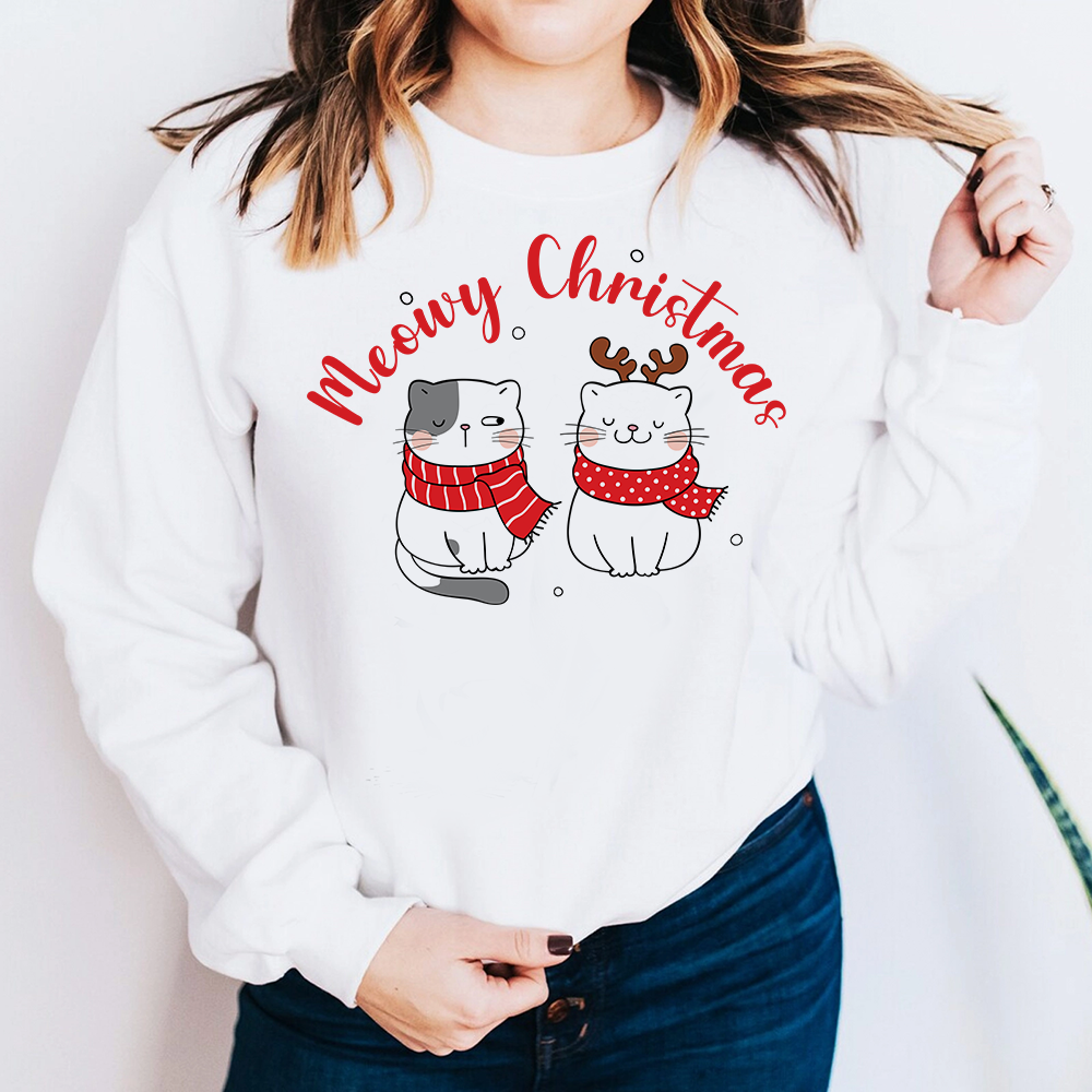 Meowy Christmas T-Shirt