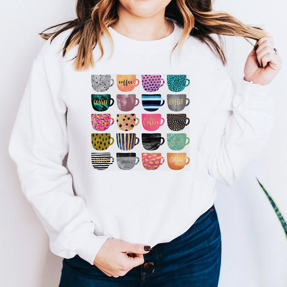 Cozy Coffee Mug Collage T-Shirt