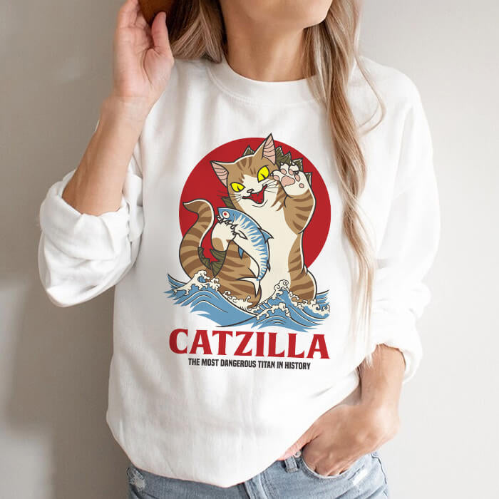 Tricou Catzilla: Cel mai periculos titan din istorie