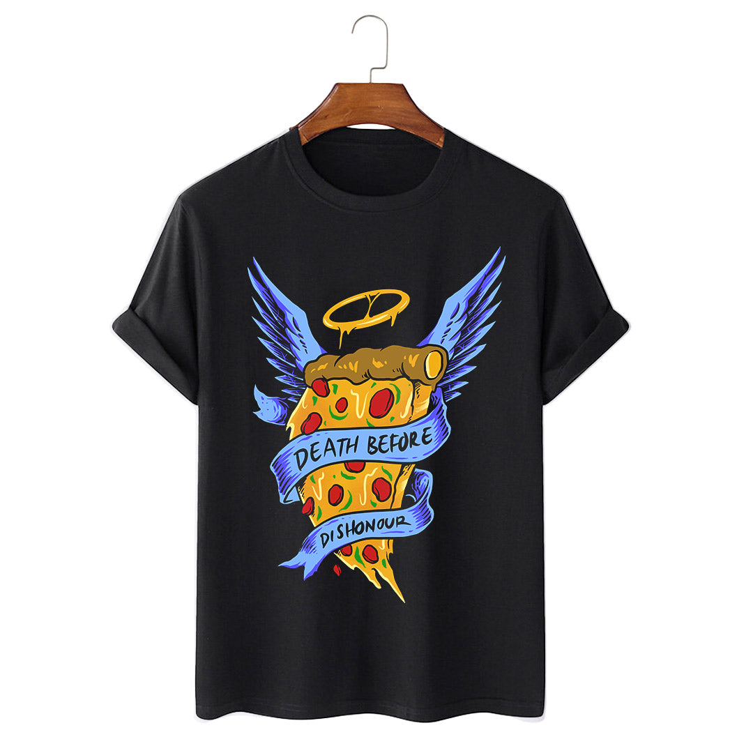 Tricou Death Before Dishonor Pizza Wing