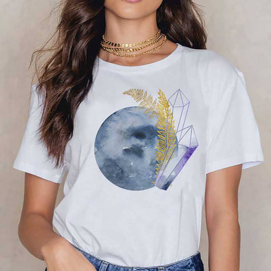 Tricou Dama Abstract Cold Moon