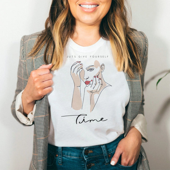 Tricou Juts Give Yourself Time