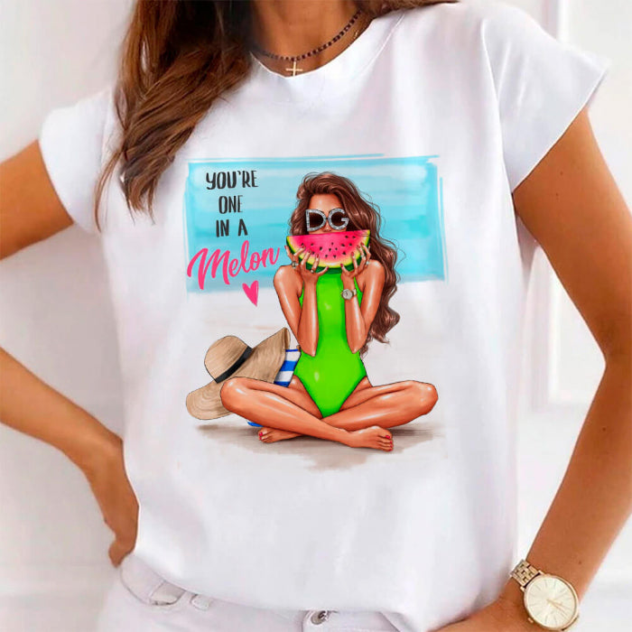 You'Re One In A Melon White T-Shirt