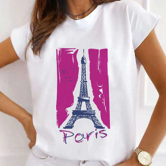 Tricou Dama Alb Haute Couture Paris