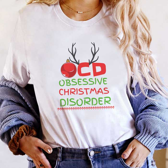 Obsessive Christmas Disorder (OCD) T-Shirt