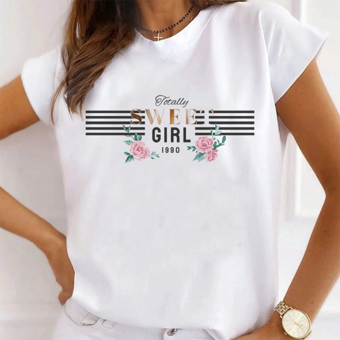 Tricou din bumbac Totally Sweet Girl