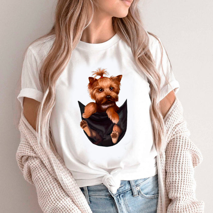 Adorable Yorkshire Terrier Graphic T-Shirt