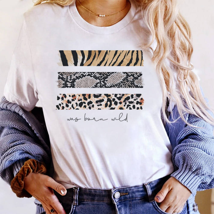 Tricou Born Wild: Eliberează-ți îndrăzneala interioară
