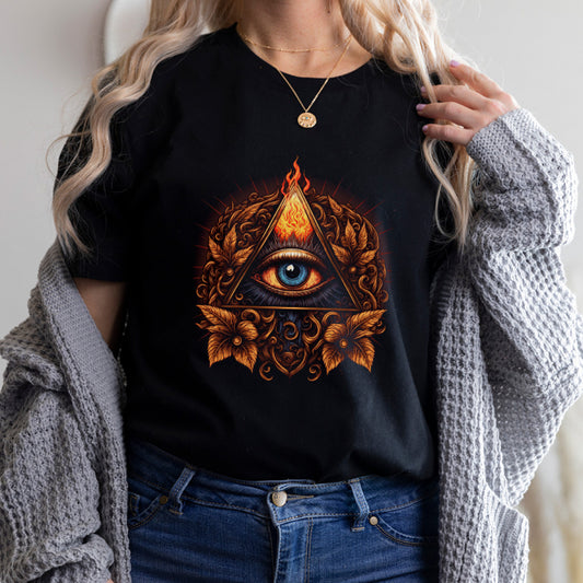 Tricou Dama Negru Illuminati