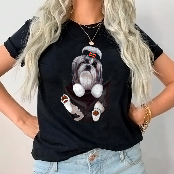 Tricou grafic adorabil pentru câini