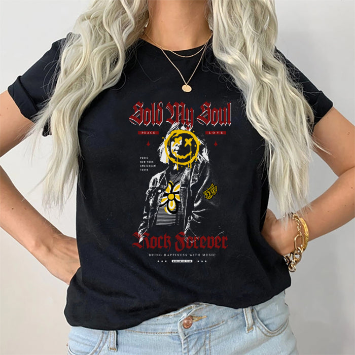 Tricou Soul My Heart Rock Forever