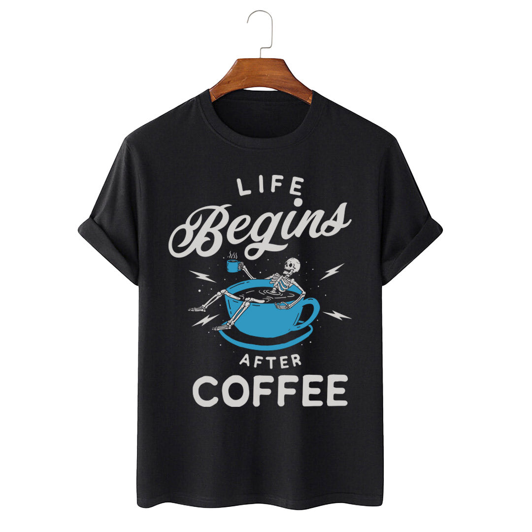 Life Begins After Coffee T-Shirt