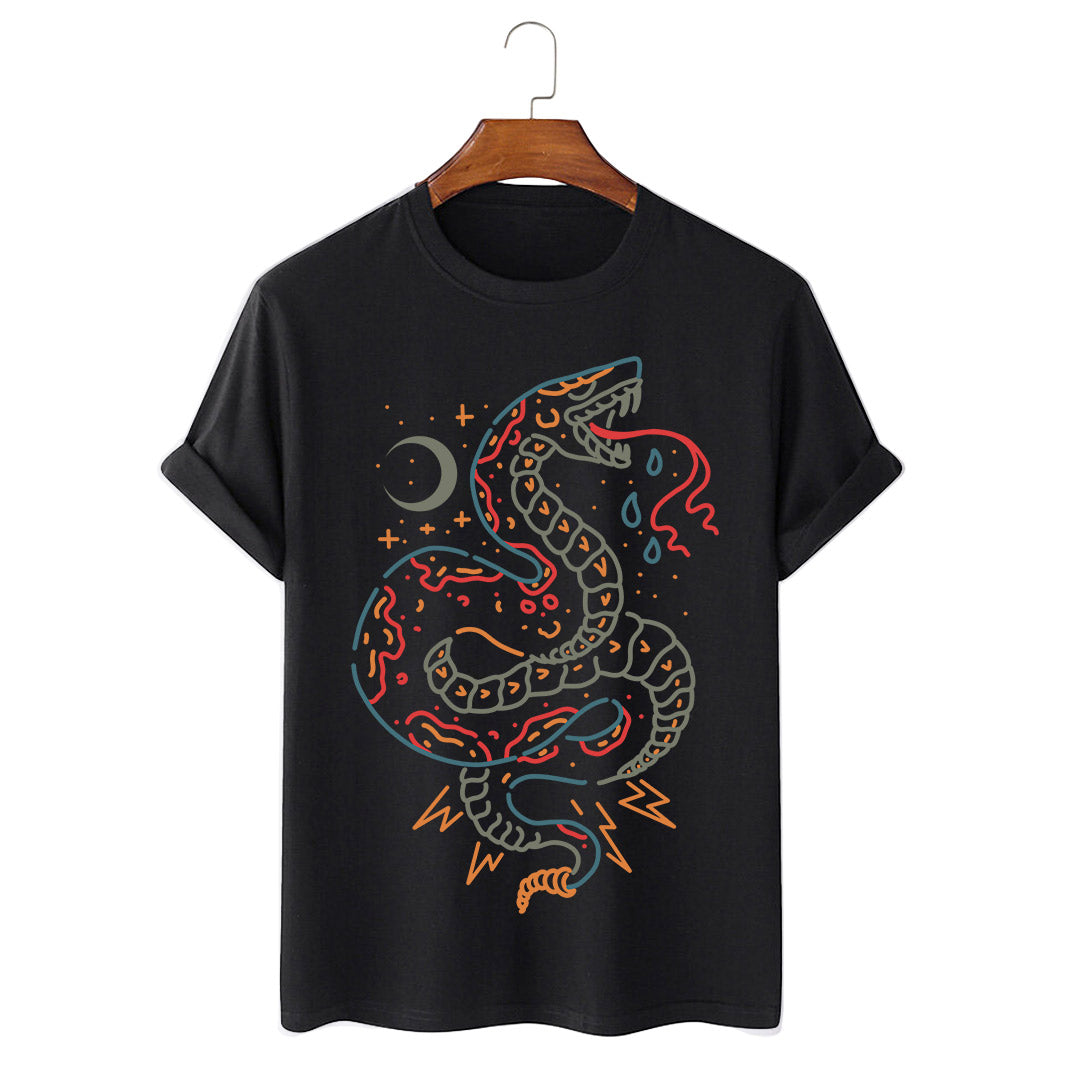 Bold Snake Graphic T-Shirt