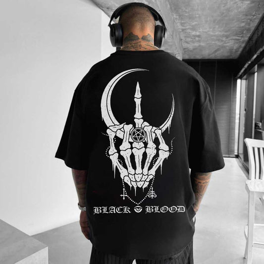 Black Blood Graphic T-Shirt