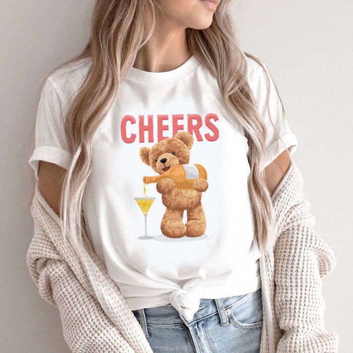 Tricou Dama Alb Cheers