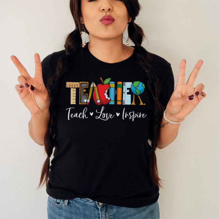 Tricou Dama Negru Teacher