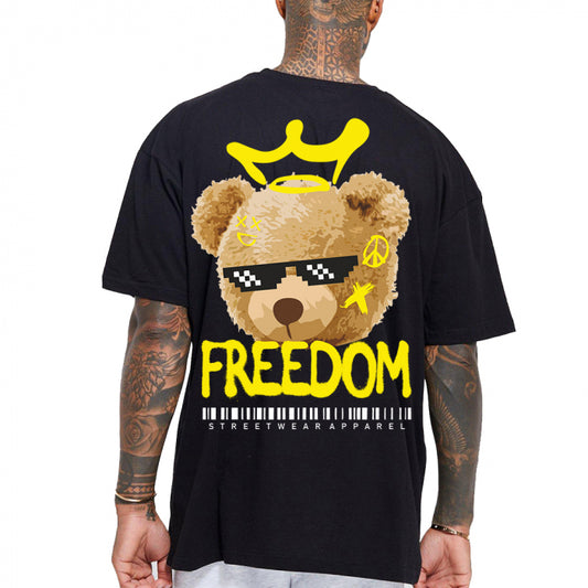 Tricou Pixelated Teddy Bear Freedom