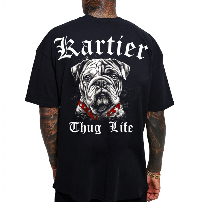 Kartier Thug Life Black T-Shirt