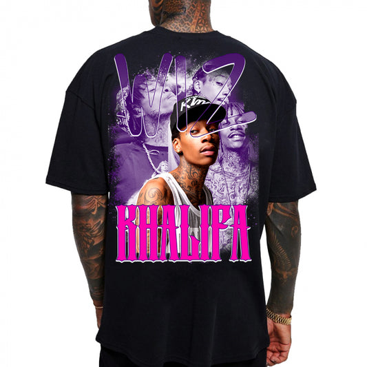Tricou grafic negru Khalifa