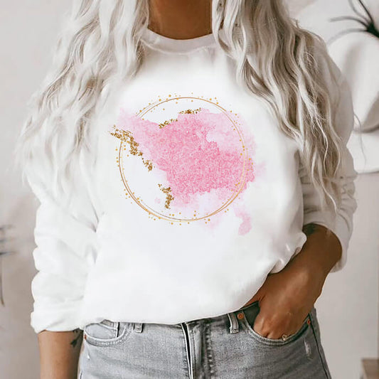 Bluza Dama Alba Abstract Pink