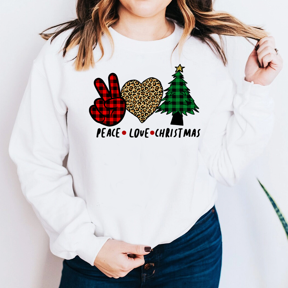 Bluza Dama Alba Peace Love Christmas