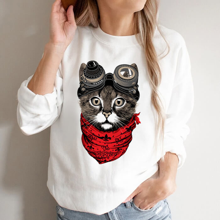 Bluza Dama Alba Steampunk Cat