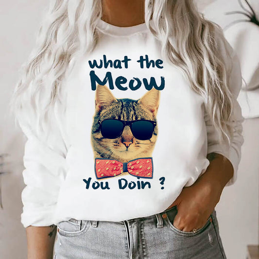 Bluza Dama Alba What The Meow You Doin