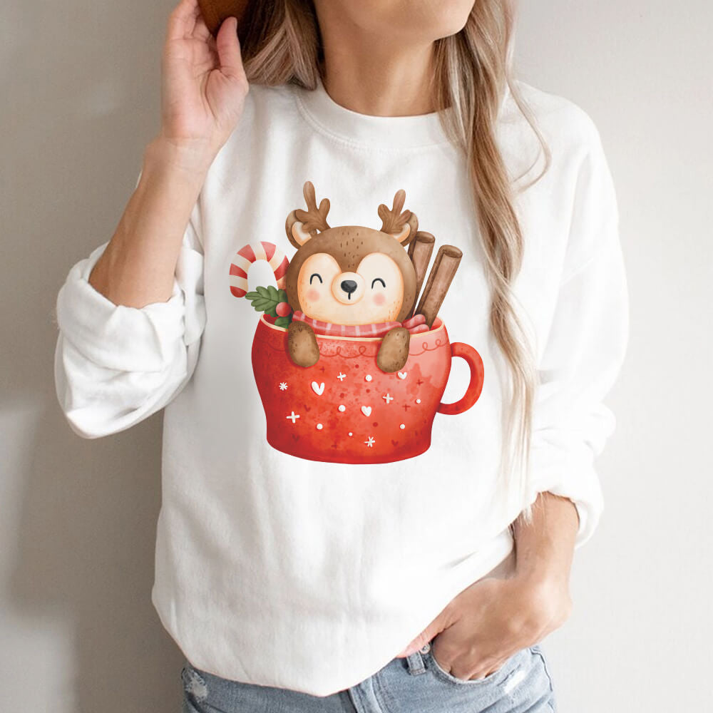 Bluza Dama Christmas Deer Mug