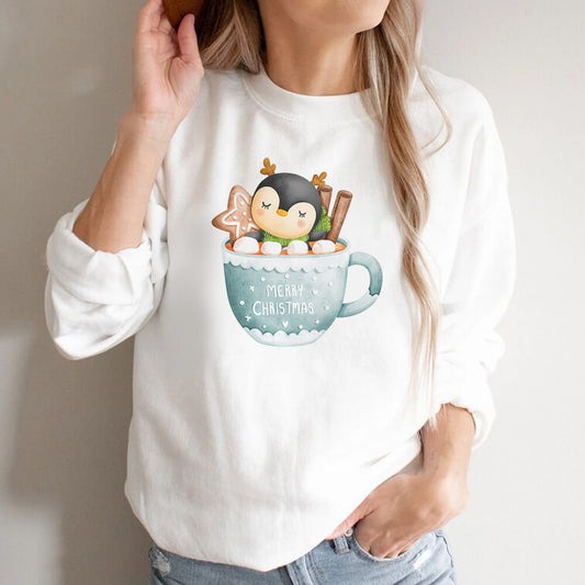 Bluza Dama Christmas Penguin Mug