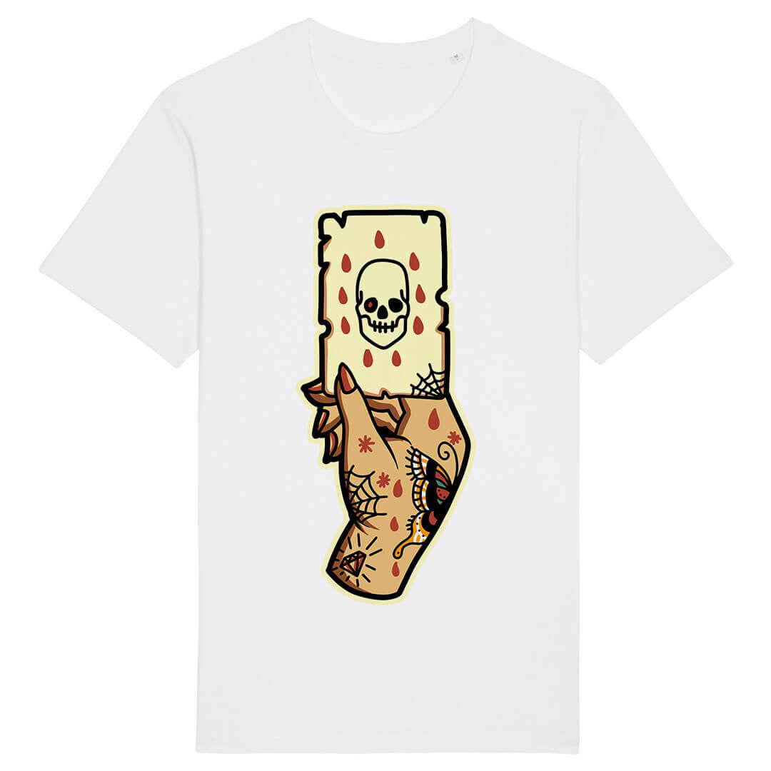 Skull Pizza Graphic T-Shirt