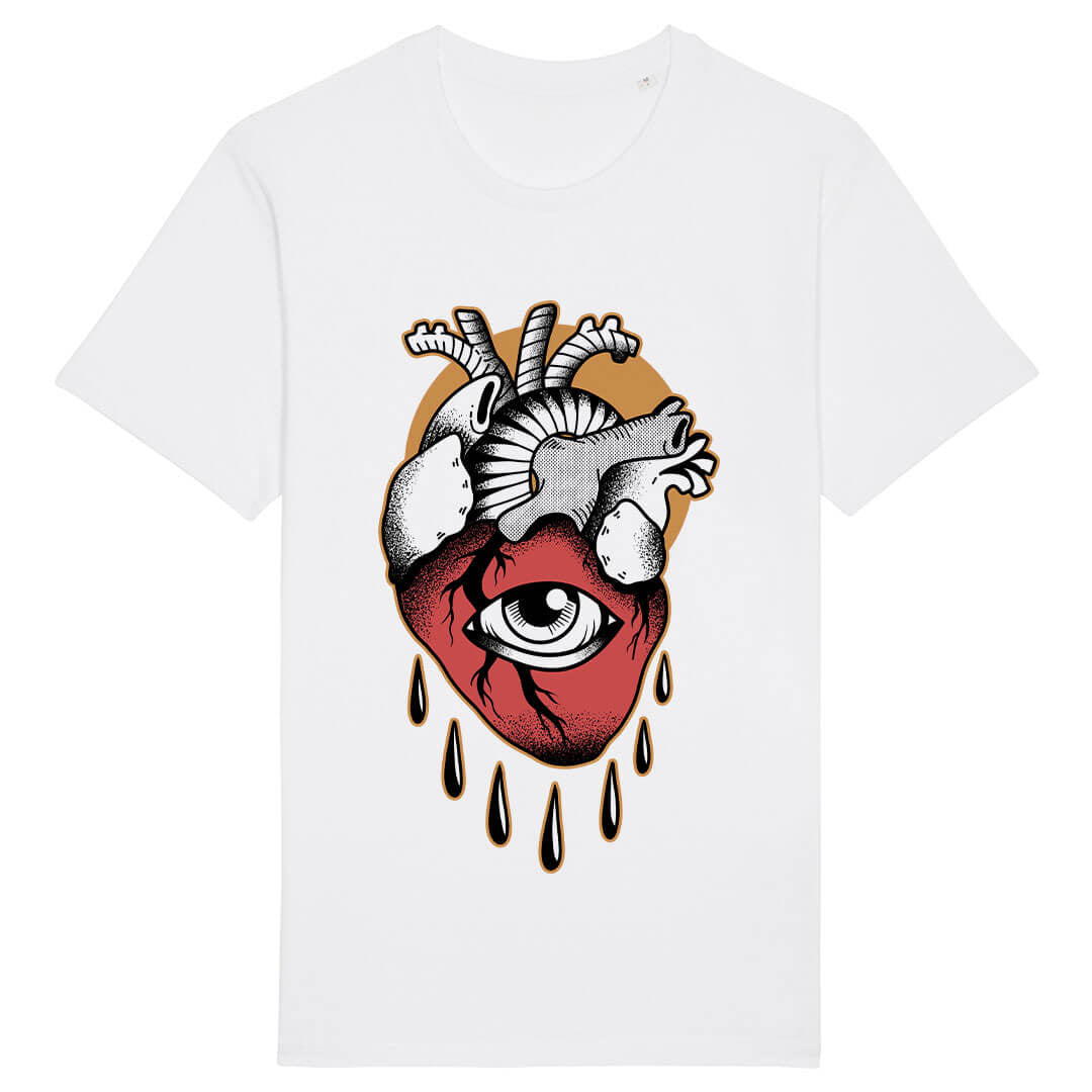 Skull Heart Graphic T-Shirt