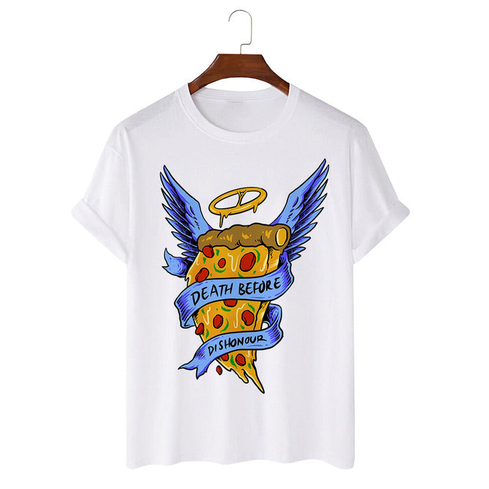 Tricou Alb Angel Pizza