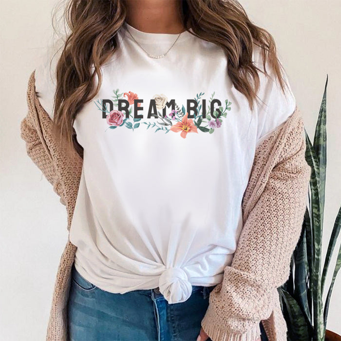 Tricou Dama Alb Big Dream