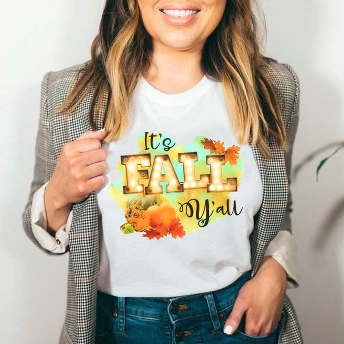 Tricou Dama Alb Its Fall