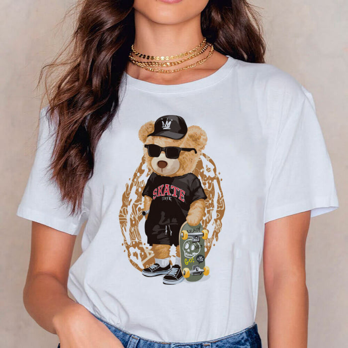 Urban Teddy Bear Graphic T-Shirt