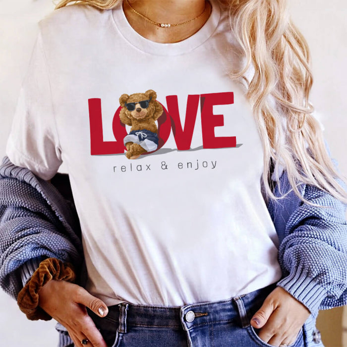 Tricou Teddy Bear cu tematica dragostei