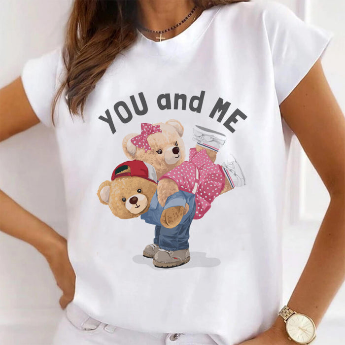 Tricou Dama Alb You And Me