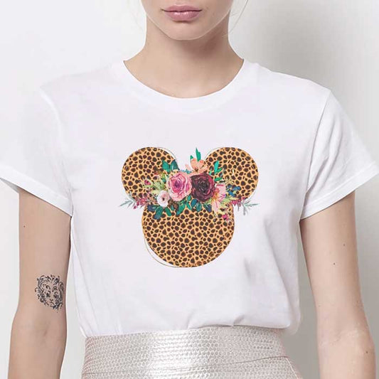 Tricou Dama Alb Minnie