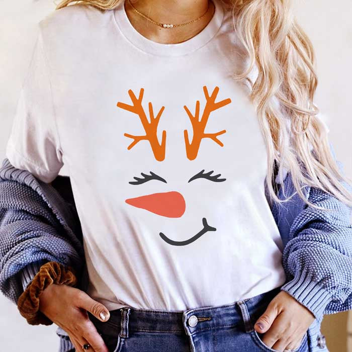 Tricou Dama Alb Rudolph