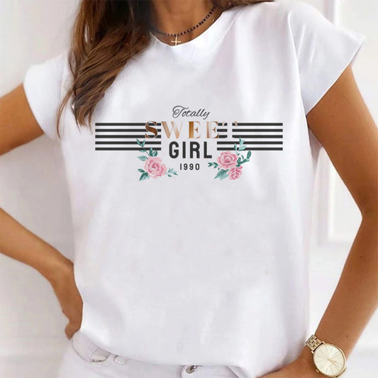 Tricou Dama Alb Sweet Girl