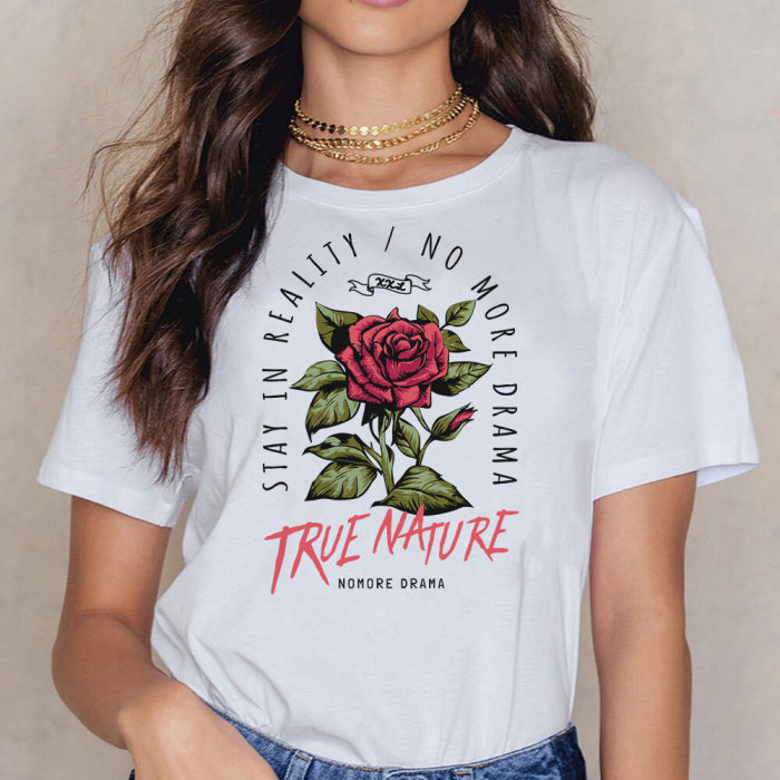 Tricou Dama Alb True Natura